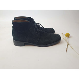 IX Nines black suede leather boots size 38 ix-nines-black-suede-leather-boots-size-38