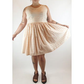 Forest and Things pre-owned pink gingham print dress size 16 Forest and Things preloved second hand clothes 2