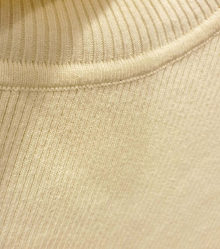 Lucy & Yak cream knit long sleeve top size L, fits 12-14 Lucy & Yak preloved second hand clothes 9