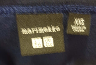 Marimekko x Uniqlo black and purple print top size XXS, fits size 6-8 Uniqlo preloved second hand clothes 7