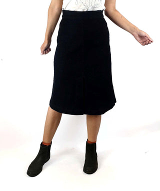 Leonard St black denim skirt size 8 Leonard St preloved second hand clothes 1