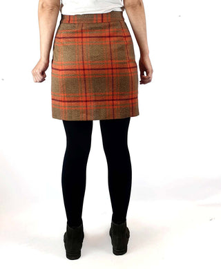 Kinki Gerlinki wool tartain knee length skirt size 8 Kinki Gerlinki preloved second hand clothes 7