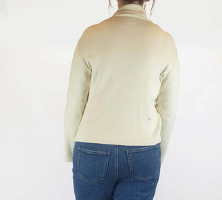 Lucy & Yak cream knit long sleeve top size L, fits 12-14 Lucy & Yak preloved second hand clothes 6