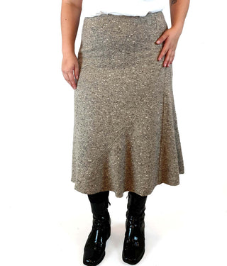Max Mara grey wool silk mix pencil skirt size UK 16 Max Mara preloved second hand clothes 1