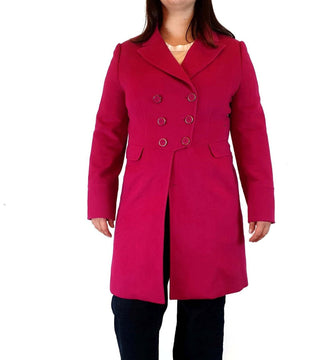 Jigsaw pink majority wool coat size 14 Jigsaw preloved second hand clothes 2