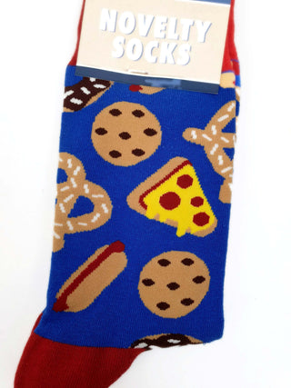 Frankie & Me novelty socks with american food print Frankie & Me preloved second hand clothes 2