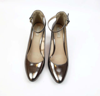 Cole Haan silver leather heels size 7.5 Cole Haan preloved second hand clothes 2