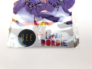 Bee + Lordy Dordie purple earrings Bee + Lordie Dordie preloved second hand clothes 2