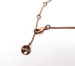 Mimco delicate bronze coloured bracelet with diamante charm Mimco preloved second hand clothes 2
