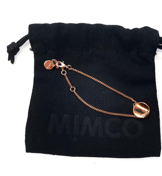 Mimco delicate bronze coloured bracelet with diamante charm Mimco preloved second hand clothes 1