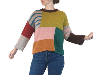 Gorman colourful wool mix knit jumper size XS Nique preloved second hand clothes 1