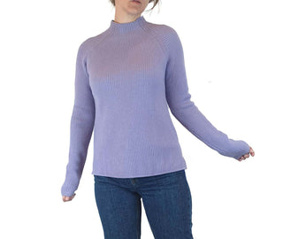 Nique purple 100% merino wool knit jumper size XS Nique preloved second hand clothes 2