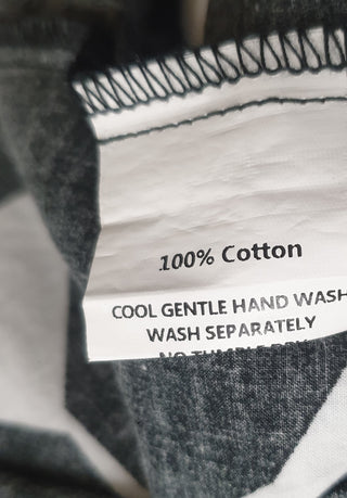 Slate the Label black and white polka dot oversize short sleeve shirt size M/L