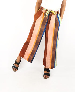 Gorman + Caroline Collom striped pants size 8 Gorman preloved second hand clothes 1