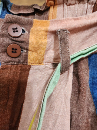 Gorman + Caroline Collom striped pants size 8 Gorman preloved second hand clothes 8