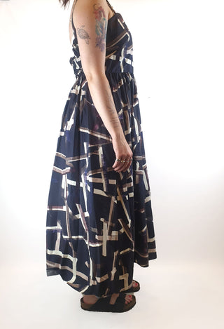 Cos unique print sleeveless maxi dress size 40 (best fits 12-14) Cos preloved second hand clothes 7