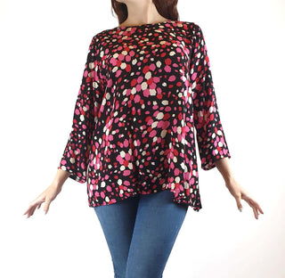 Mister Zimi floral print 3/4 sleeve top size 10 Mister Zimi preloved second hand clothes 1