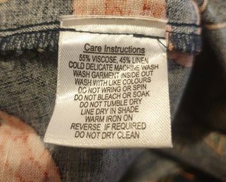 Princess Highway navy pine cone print dress size 16 Princess Highway preloved second hand clothes 10