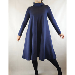 Alpha 60 pre-owned navy thick and warm fabric long sleeve dress size XS (best fits sizes 6-8) Alpha 60 preloved second hand clothes 1