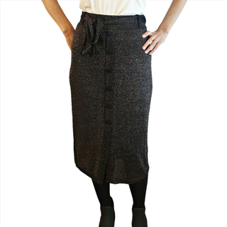 Gorman dark sparkly pencil skirt size 8 Gorman preloved second hand clothes 2