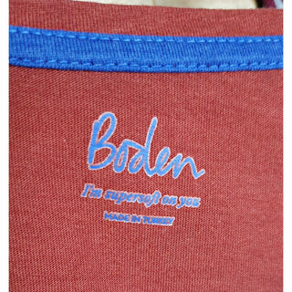 Boden dark orange half sleeve top size XS (fits size 6 - 8) Boden preloved second hand clothes 7