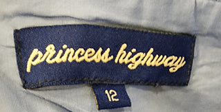 Princess Highway blue and white checked sleeveless dress size 12 (fits size 10-12) Princess Highway preloved second hand clothes 8