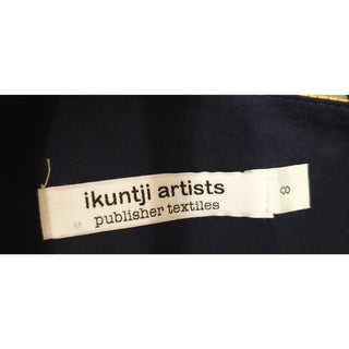 ikuntji Artists stunning and unique blue and gold print top size 8 ikuntji Artists preloved second hand clothes 7