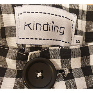 Kindling black and white gingham pencil skirt size 6 (fits sizes 6-8) Kindling preloved second hand clothes 8