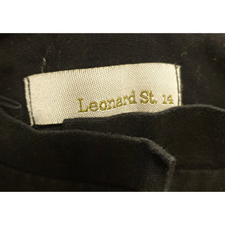 Leonard St black 100% linen skirt with waist tie and pockets size 14 Dear Little Panko preloved second hand clothes 8