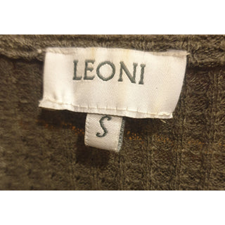 Leoni grey long sleeve oversize top / jumper size S (best fits size 10) Leonie preloved second hand clothes 7