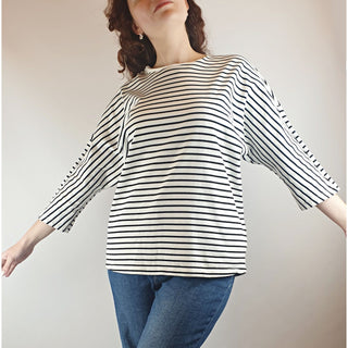 Cos long sleeve striped top size S (best fits size 10) Cos preloved second hand clothes 1