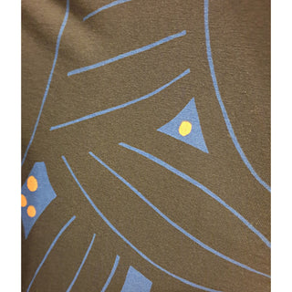 Marimekko navy long sleeve dress with pretty blue and orange print size XS (best fits 8) marimekko-navy-long-sleeve-dress-with-pretty-blue-and-orange-print-size-xs-best-fits-8