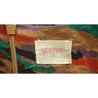 Gorman preloved 100% silk dress with pretty and colourful animal style print size 6 Gorman preloved second hand clothes 8