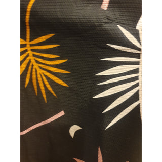 Gorman x Muirela Ruiz cropped black sleeveless top with fern print size 6 Gorman preloved second hand clothes 8