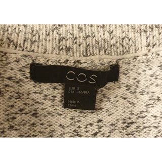 Cos grey cotton oversize knit jumper with black flecks size S (fits sizes 10-small 12) Dear Little Panko preloved second hand clothes 7