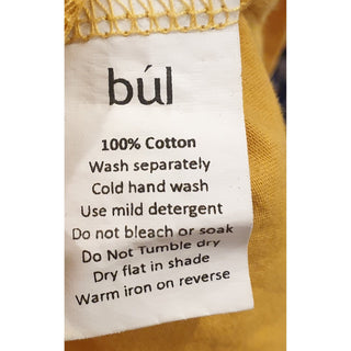 Bul mustard yellow sleeveless cotton maxi dress size 8 Bul preloved second hand clothes 10