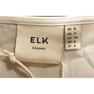 Elk white organic cotton top size 8 Dear Little Panko preloved second hand clothes 8