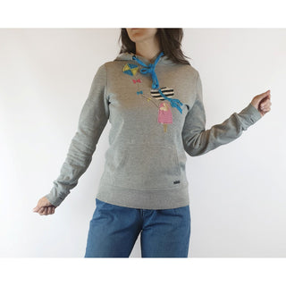 Nikki grey hoody jumper with cute kite flying kite front patttern size 8 nikki-grey-hoody-jumper-with-cute-kite-flying-kite-front-patttern-size-8