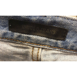 Uniqlo light denim straight leg style jeans size 36 (best fits size 16-18) Uniqlo preloved second hand clothes 9