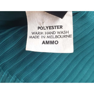 Ammo green pleated light spring weight scarf Dear Little Panko preloved second hand clothes 8