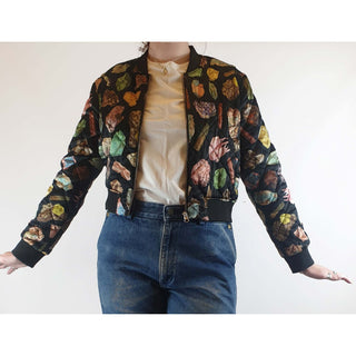 Gorman rock formation quilted bomber style jacket size 12 Gorman preloved second hand clothes 1