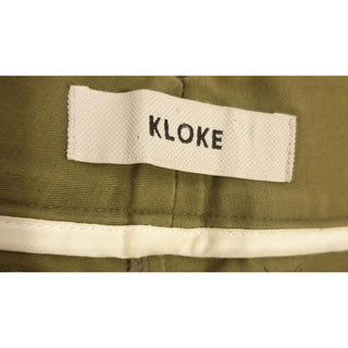 Kloke preloved olive green cotton pants size 28 (best fits size 8) Kloke preloved second hand clothes 8