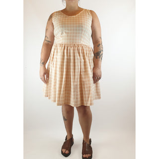 Forest and Things pre-owned pink gingham print dress size 16 Forest and Things preloved second hand clothes 5