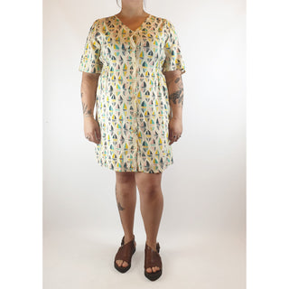 Goxoh pre-owned pretty sailboat print dress size L (best fits size 14) Goxoh preloved second hand clothes 3