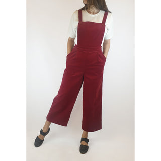 Princess Highway preloved red cord overalls size 8 Princess Highway preloved second hand clothes 1