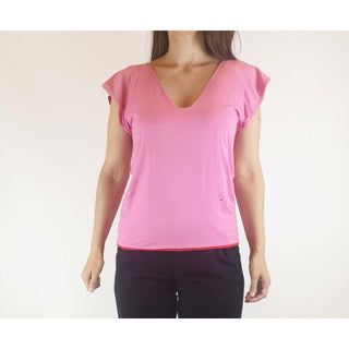 Reversible tee shirt top with red and pink sides best fits size 8 Unknown preloved second hand clothes 6