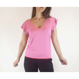 Reversible tee shirt top with red and pink sides best fits size 8 Unknown preloved second hand clothes 5