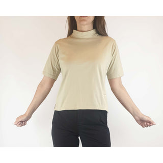 Handsom preloved light olive cropped tee shirt size 8 Handsom preloved second hand clothes 1