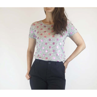 Gorman preloved grey polka dot tee shirt size 8 Gorman preloved second hand clothes 4