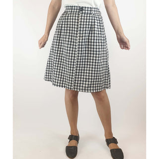 Kindling black and white gingham pencil skirt size 6 (fits sizes 6-8) Kindling preloved second hand clothes 3